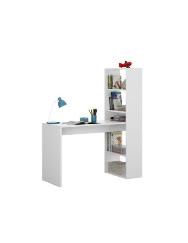 GIO PLUS Mesa + estantería BLANCO ARTIK