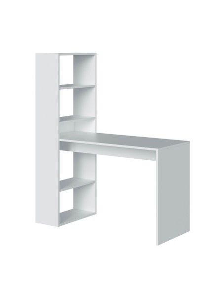 GIO PLUS Mesa + estantería BLANCO ARTIK