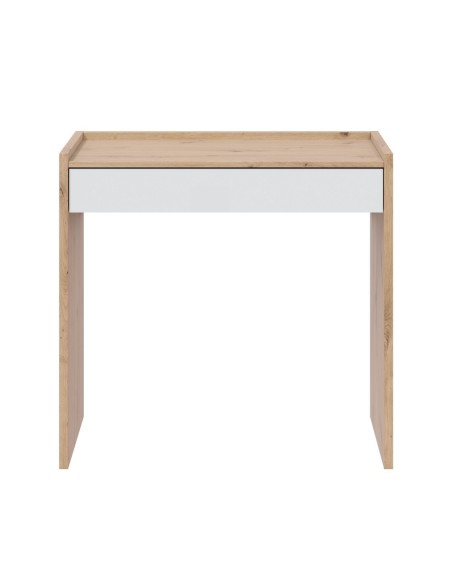 JUNIOR Mesa escritorio cajón ROBLE NODI/BL.ARTIK