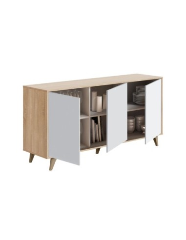 RELAX PLUS Aparador 3 puertas R.CANADIAN/BL.ARTIK