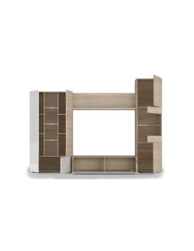 DISEGNO Salón compacto 260 ROBLE CANADIAN/BL.BRILLO