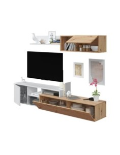NEXO PLUS Salón  TV ROBLE NODI/BL.ARTIK 2