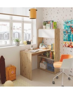 DUO Mesa escritorio-estantería  (vertical-horizontal) R.NODI/BL.ARTIK