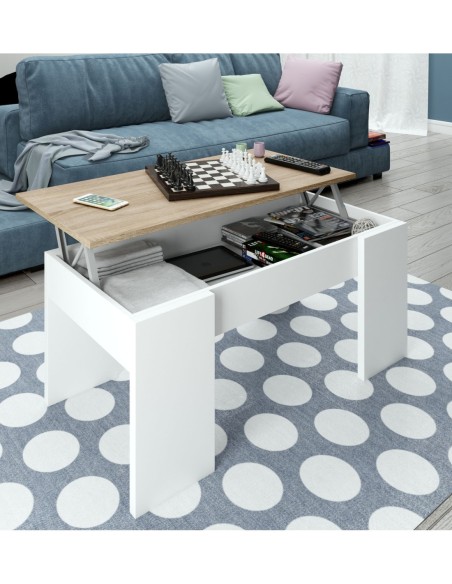 FLOW Mesa centro elevable BL.ARTIK/R.CANADIAN