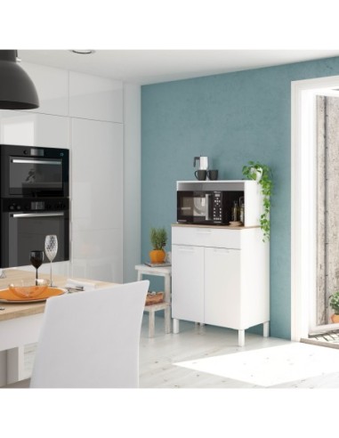 FAST Mueble auxiliar cocina 2P+1C BL.ARTIK/R.CANADIAN