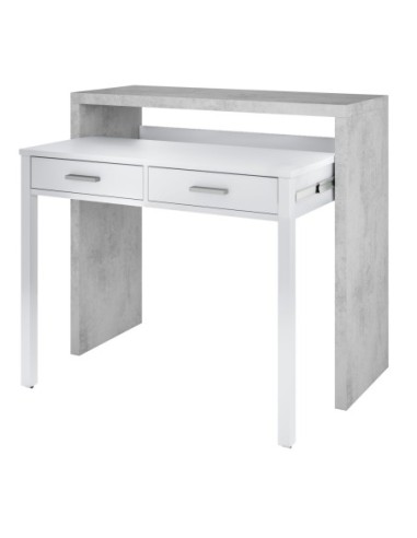 TYRION CONSOLA Escritorio BL.ARTIK/CEMENTO