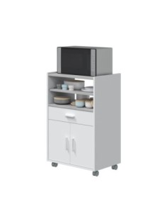 CHEFF Mueble microondas 1c+2p BLANCO ARTIK/CEMENTO 2