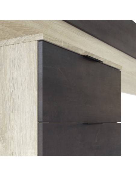 NOON Cabezal + 2 mesitas 2 cajones R.CANADIAN/OXIDO