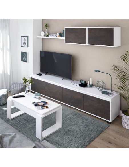 HOME Salón TV BLANCO ARTIK/OXIDO