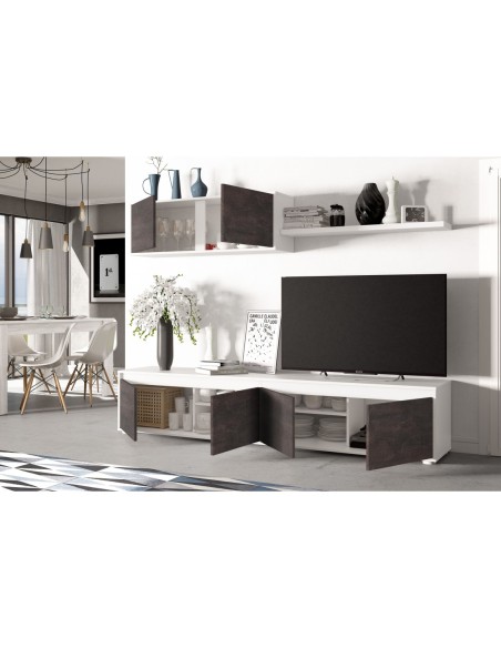 HOME Salón TV BLANCO ARTIK/OXIDO