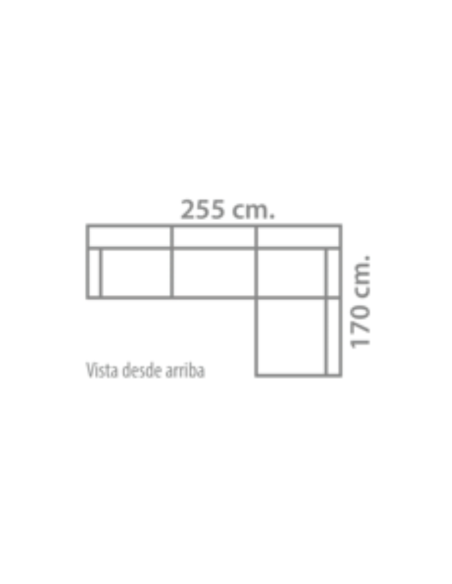 Sofá Chaiselongue Noruega