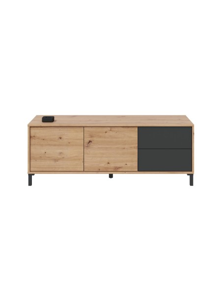 URBAN PLUS Mueble TV 2p+2c R.NODI/GRIS ANTRACITA