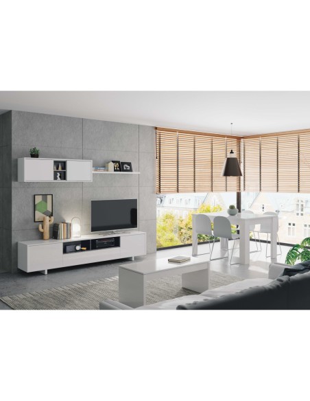 VARYS Salón TV BL.BRILLO/GRIS GU