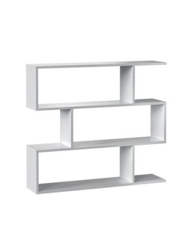 DANERYS Estantería baja BLANCO BRILLO