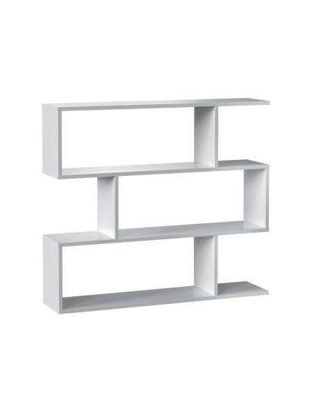 DANERYS Estantería baja BLANCO BRILLO