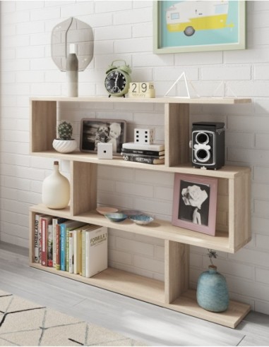 DANERYS Estantería baja ROBLE CANADIAN