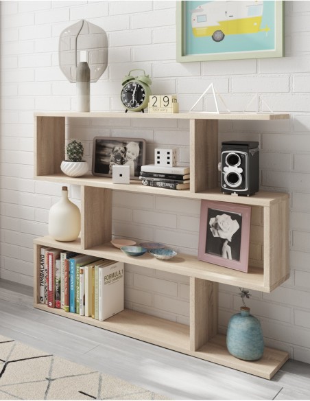 DANERYS Estantería baja ROBLE CANADIAN