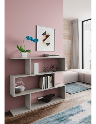 DANERYS Estantería baja CEMENTO