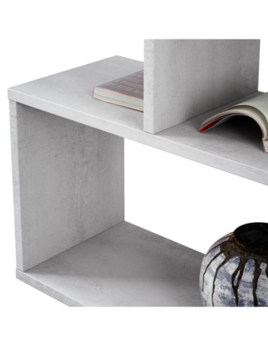 DANERYS Estantería baja CEMENTO
