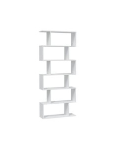 DANERYS Estantería alta BLANCO BRILLO 2