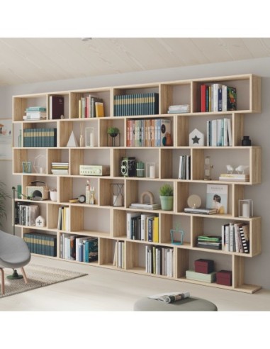 DANERYS Estantería alta ROBLE CANADIAN