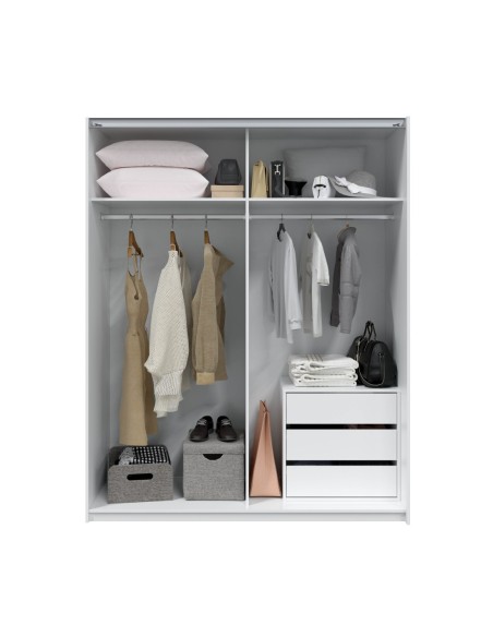 ARYA Armario 2p correderas 150 BLANCO ARTIK