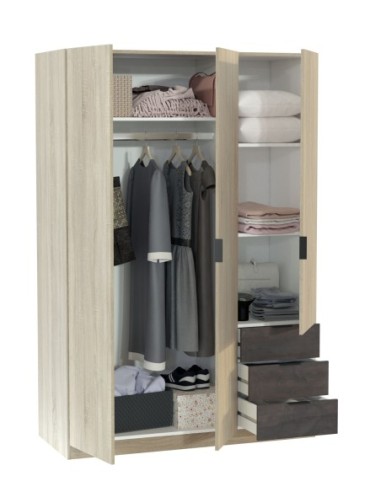 LC Armario 3p+3cajones R.CANADIAN/OXIDO