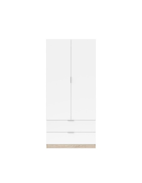 YOUTH Armario 2p + 2caj ROBLE CANADIAN/BLANCO ARTIK