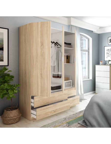 LC Armario 3p+4c ROBLE CANADIAN
