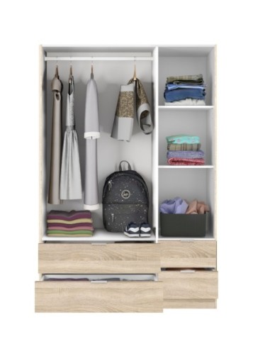 LC Armario 3p+4c ROBLE CANADIAN