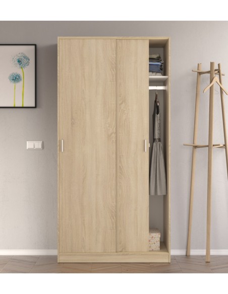 Armario 2p correderas ROBLE CANADIAN