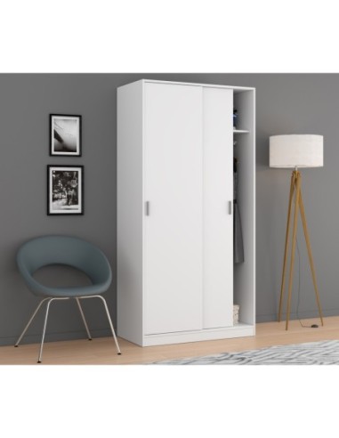 Armario 2p correderas BLANCO