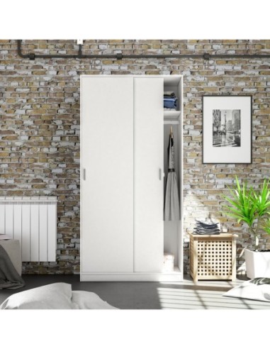 Armario 2p correderas BLANCO
