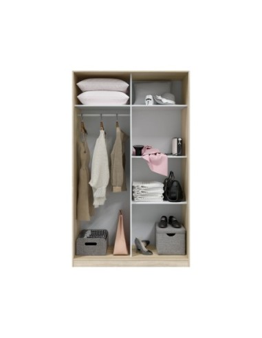 NOON PLUS Armario 2p correderas R.CANADIAN/BLANCO ARTIK