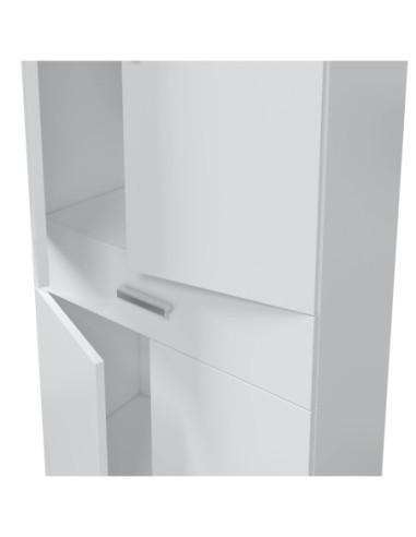 ARUBA COLUMNA BAÑO 4P + 1C BLANCO BRILLO