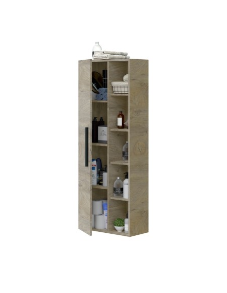 ATENEA Columna colgar 1p + Estantes ROBLE ALASKA