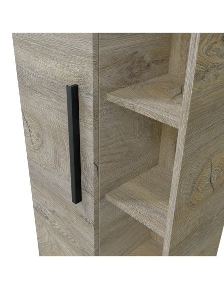 ATENEA Columna colgar 1p + Estantes ROBLE ALASKA