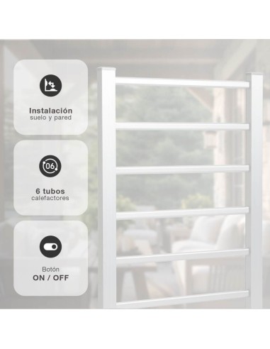 Toallero Eléctrico 2 en 1 Hadim – 100W