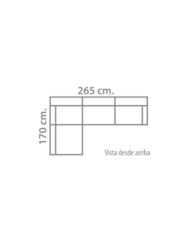 Sofá Chaiselongue Marisma