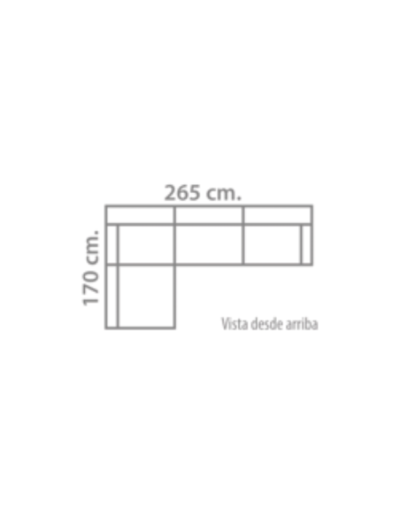 Sofá Chaiselongue Marisma