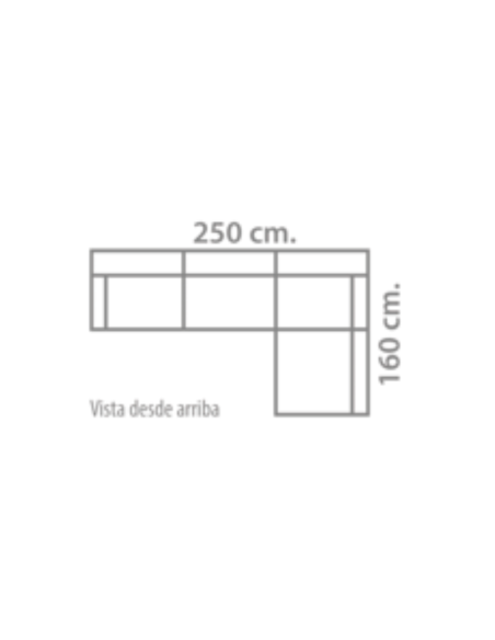 Sofá Chaiselongue Viena