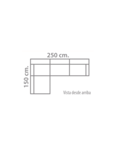 Sofá Chaiselongue Cenes