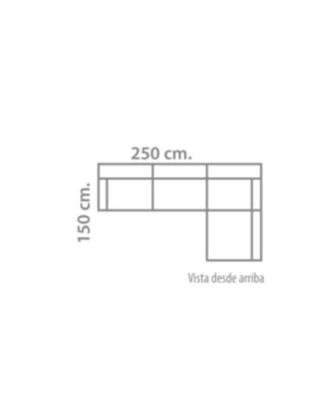 Sofá Chaiselongue Cenes