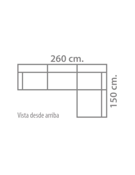 Sofá Chaisselongue Loki