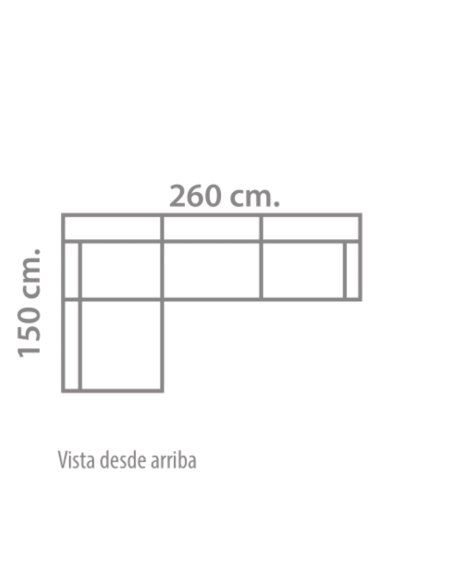 Sofá Chaisselongue Loki