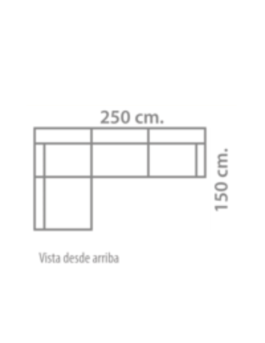 Sofá Chaiselongue Martin